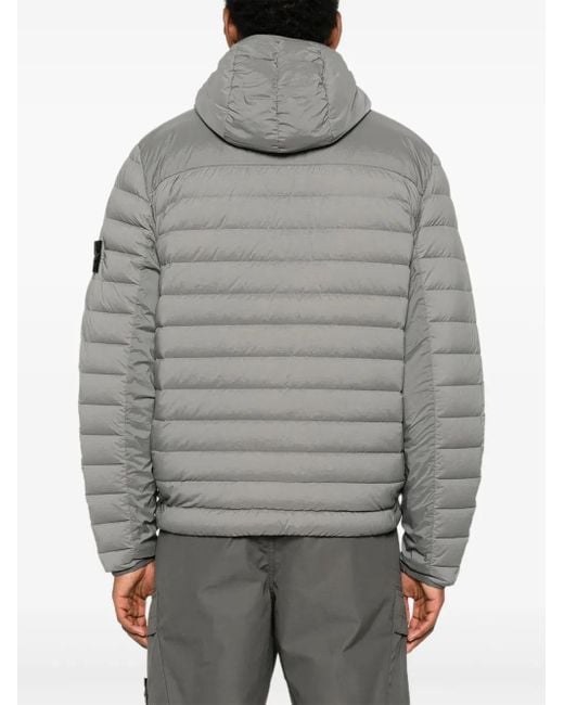 Stone Island Gray S0183 Mid Weight Down Jacket for men