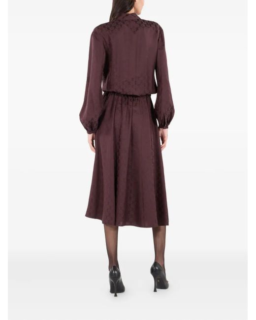 Roberto Cavalli シルク シャツドレス Purple