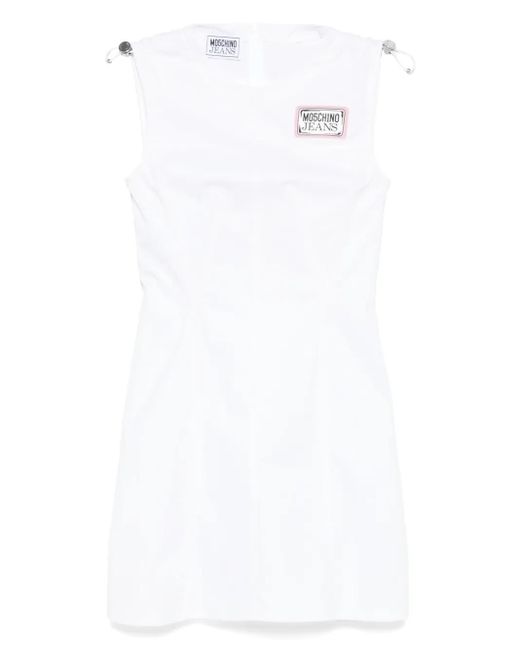 Moschino ノースリーブ ミニドレス White