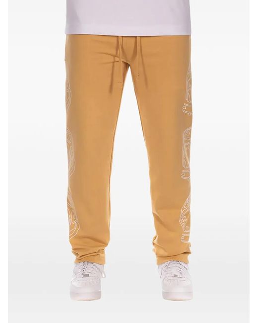 BBCICECREAM Blue Helmet Line Track Pants for men