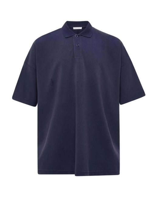 J.W. Anderson Blue Anchor-Print Polo Shirt