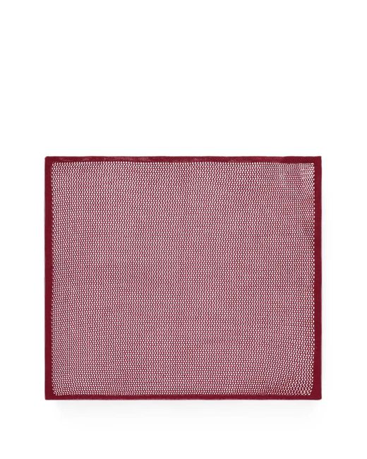 Zegna Purple Open-Knit Pocket Square for men