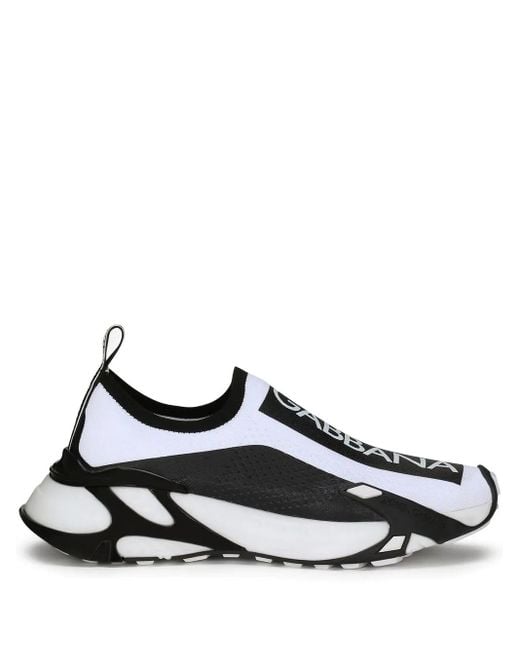 Dolce & Gabbana Stretch Mesh Fast Sneakers White