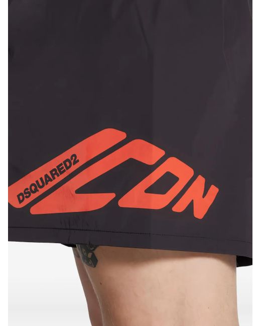 DSquared² Blue Icon New Generation Swim Shorts for men