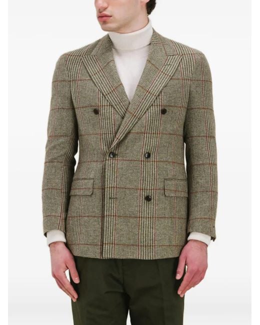 Fortela Multicolor Double-Breasted Blazer for men