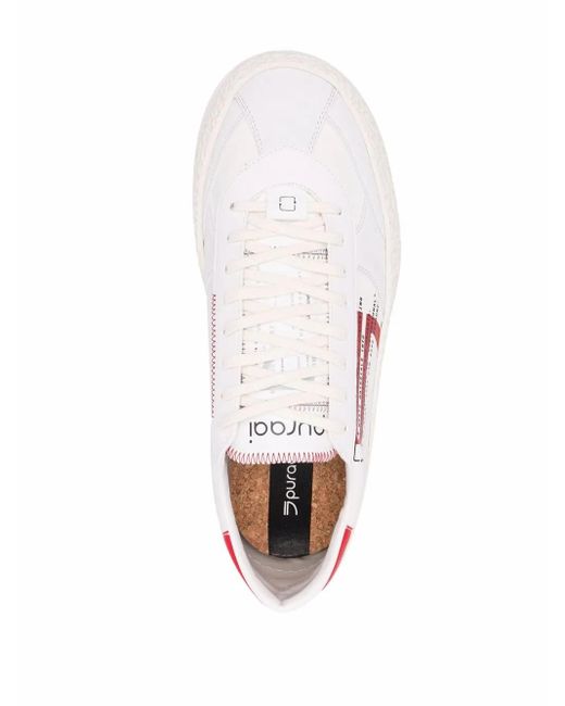 PURAAI Pink Ciliegia Low-Top Sneakers for men