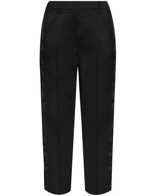 AllSaints Black Pockets Tapered Trousers