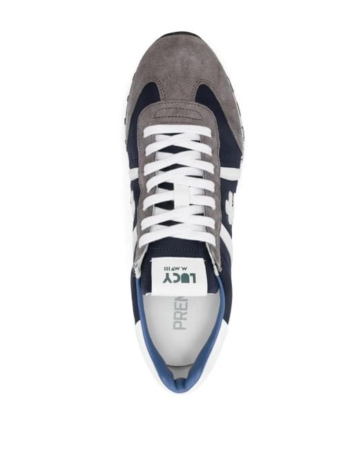 Premiata White Flat Shoes for men