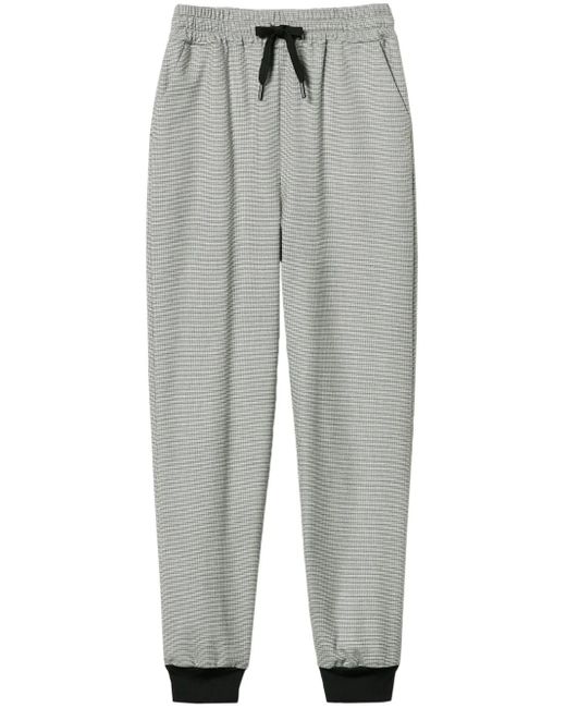 Twinset ハウンドトゥース トラックパンツ Gray