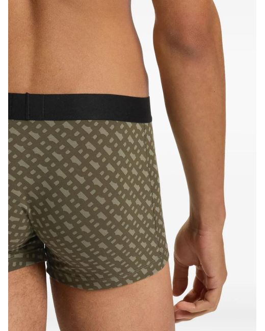 Boss Green Lot De Trois Boxers À Motif Géométrique for men