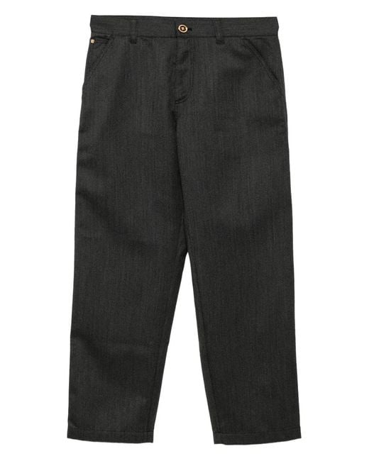 Versace Gray Trousers for men