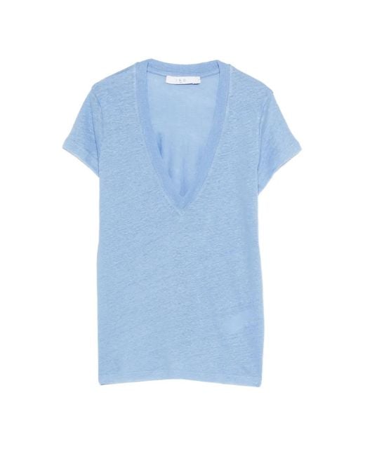 IRO Blue Rodeo V-Neck T-Shirt