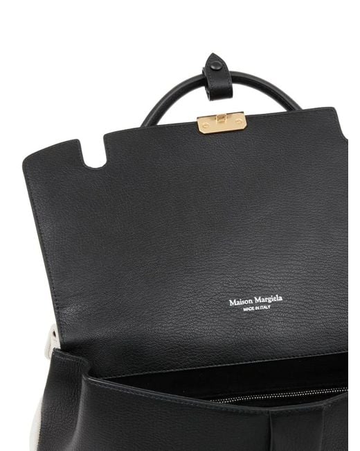 Maison Margiela Black New Lock Horizontal Tote Bag