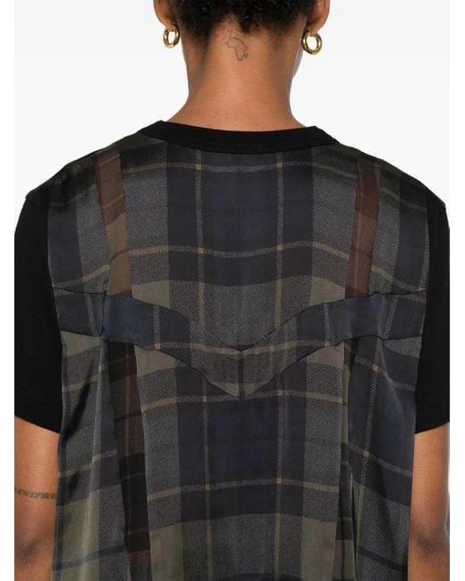Sacai パネル Tシャツ Black
