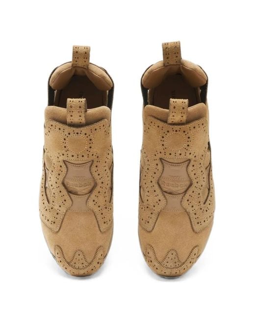 Reebok Brown Instapump Fury 94 Slip-On Sneakers for men