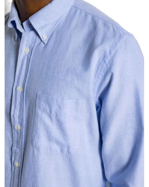 メンズ Hartford ボタン シャツ Blue