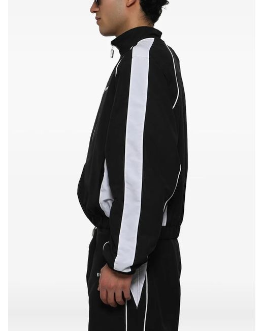 Rhude Black Ramona Piping Sports Jacket for men