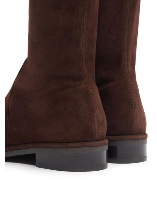 Stuart Weitzman Brown Lowland Overknee-Stiefel