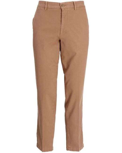 Boss Natural Slim-fit Cotton Trousers for men