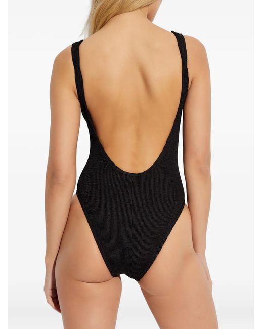 Bondeye Black Badeanzug Mit Ringdetail