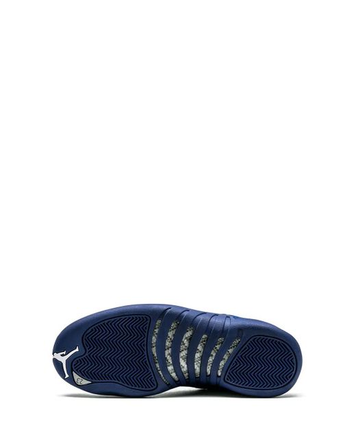 Nike Blue Air 12 Retro "Deep Royal Suede" Sneakers for men