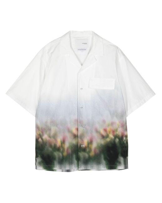 Yoshio Kubo Fuzzy Flower Hemd in White für Herren