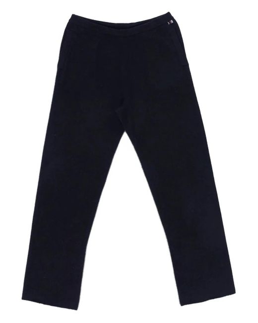 Extreme Cashmere Blue Knitted Trousers