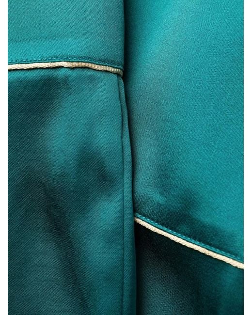 Off-White c/o Virgil Abloh Blue High-Waisted Palazzo Trousers