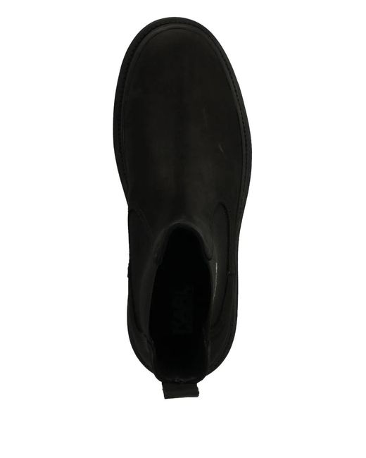 Karl Lagerfeld Black Outland Boots for men