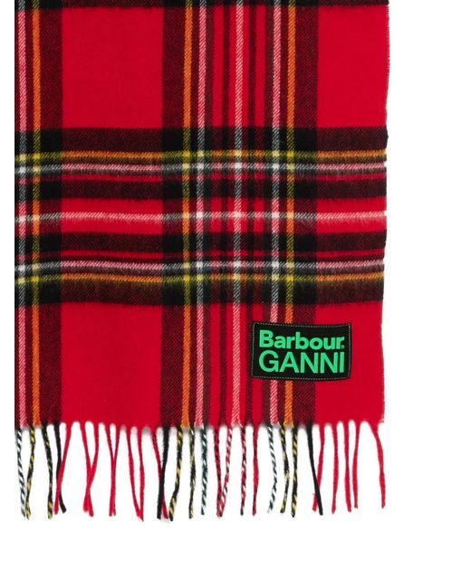 Barbour Red Scarfs