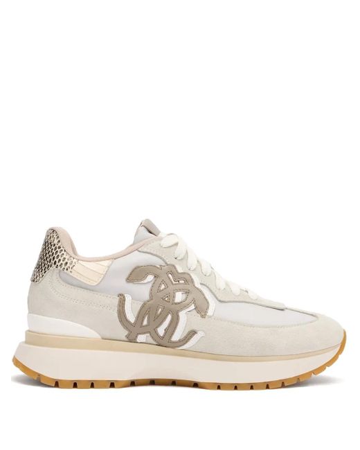 Sneakers Con Inserti di Roberto Cavalli in White