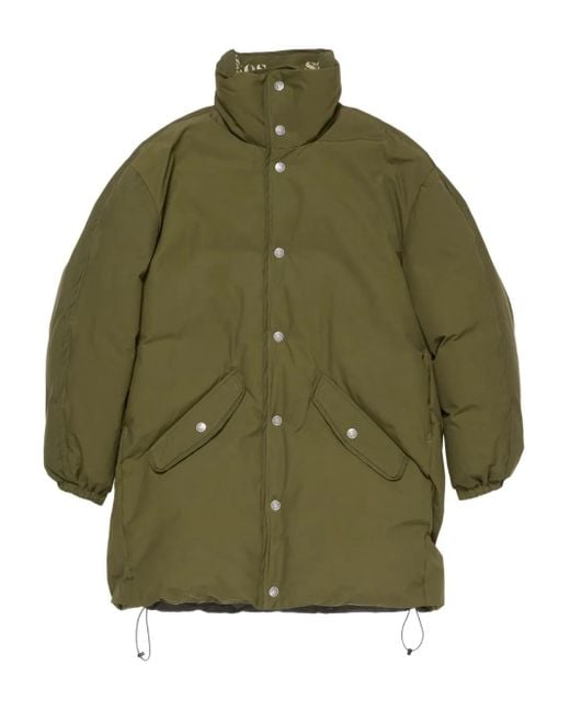 Cappotto Imbottito Con Stampa 1996 di Acne in Green da Uomo