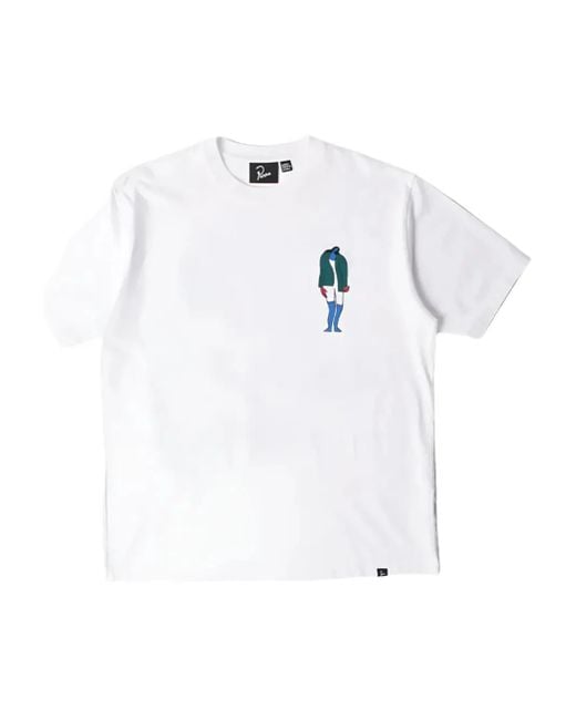メンズ by Parra The Broken Door グラフィック Tシャツ White