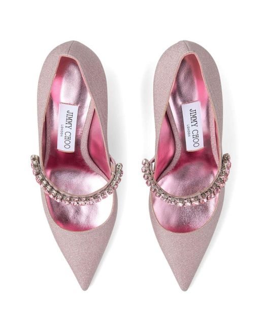 Zapatos Bing con tacón de 65 mm Jimmy Choo de color Pink