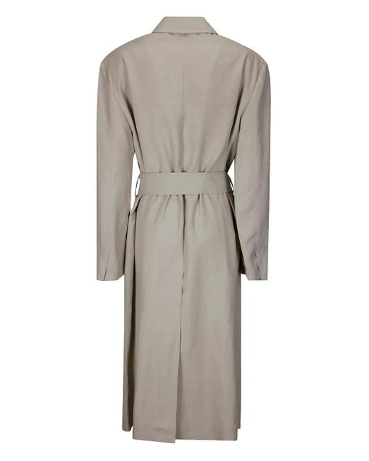 P.A.R.O.S.H. Gray Belted Blazer Coat
