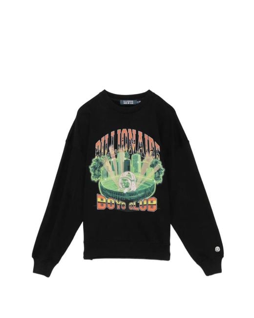 BBCICECREAM Black Stadium Oversized Sweatshirt for men