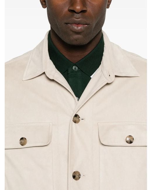 Boss Natural Suede Jacket for men