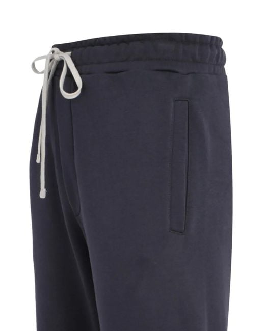hinnominate Blue Drawstring-Fastening Track Pants for men