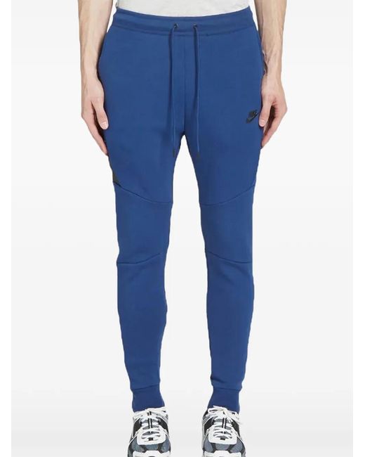 Nike Blue Drawstring Track Pants for men