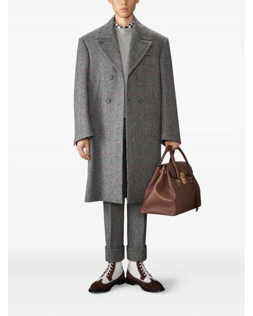 Thom Browne Gray 4-Bar Bird-Appliqué Sweatshirt for men