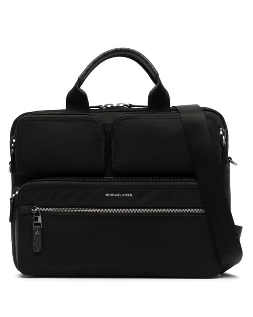 Michael Kors Brooklyn Monogrampattern Briefcase in Black for Men Lyst