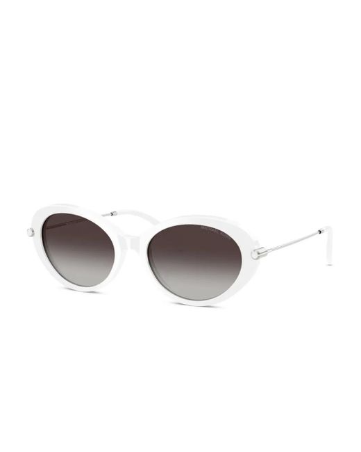 Michael Kors Brown Round-Frame Sunglasses
