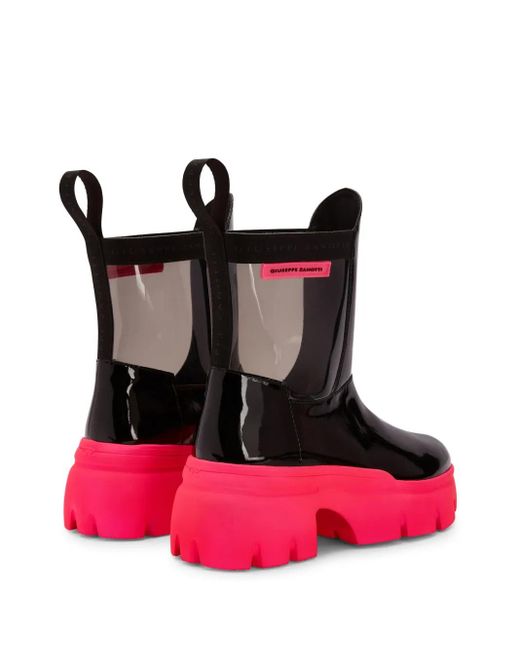 Giuseppe Zanotti Red Ankle Boots