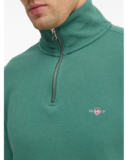 Gant Sweatshirt Mit Reißverschluss in Green für Herren