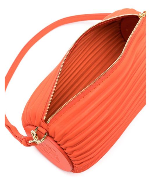 Loewe Red Bracelet Pouch Leather Shoulder Bag