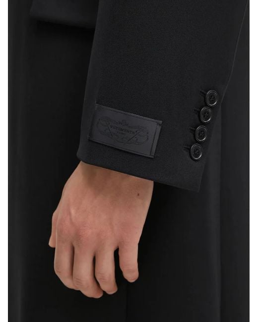 Manteau À Boutonnière Croisée Vetements pour homme en coloris Black