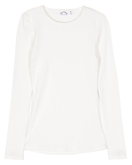 The Upside White Chrissy Long-sleeve T-shirt