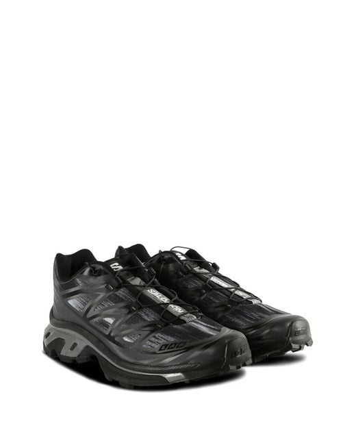 Salomon Black Xt-6 Camo Sneakers
