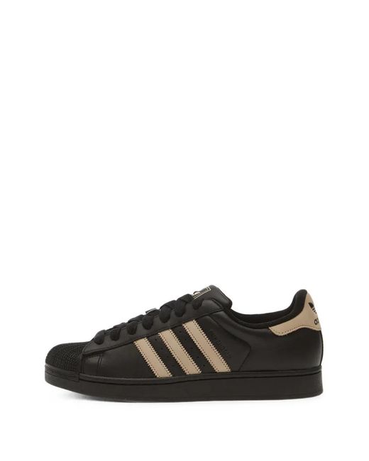Adidas Black Superstar Ii Sneakers