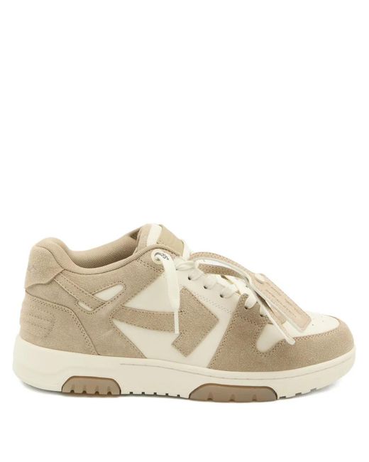 Off-White c/o Virgil Abloh Natural Out Of Office Sneakers for men